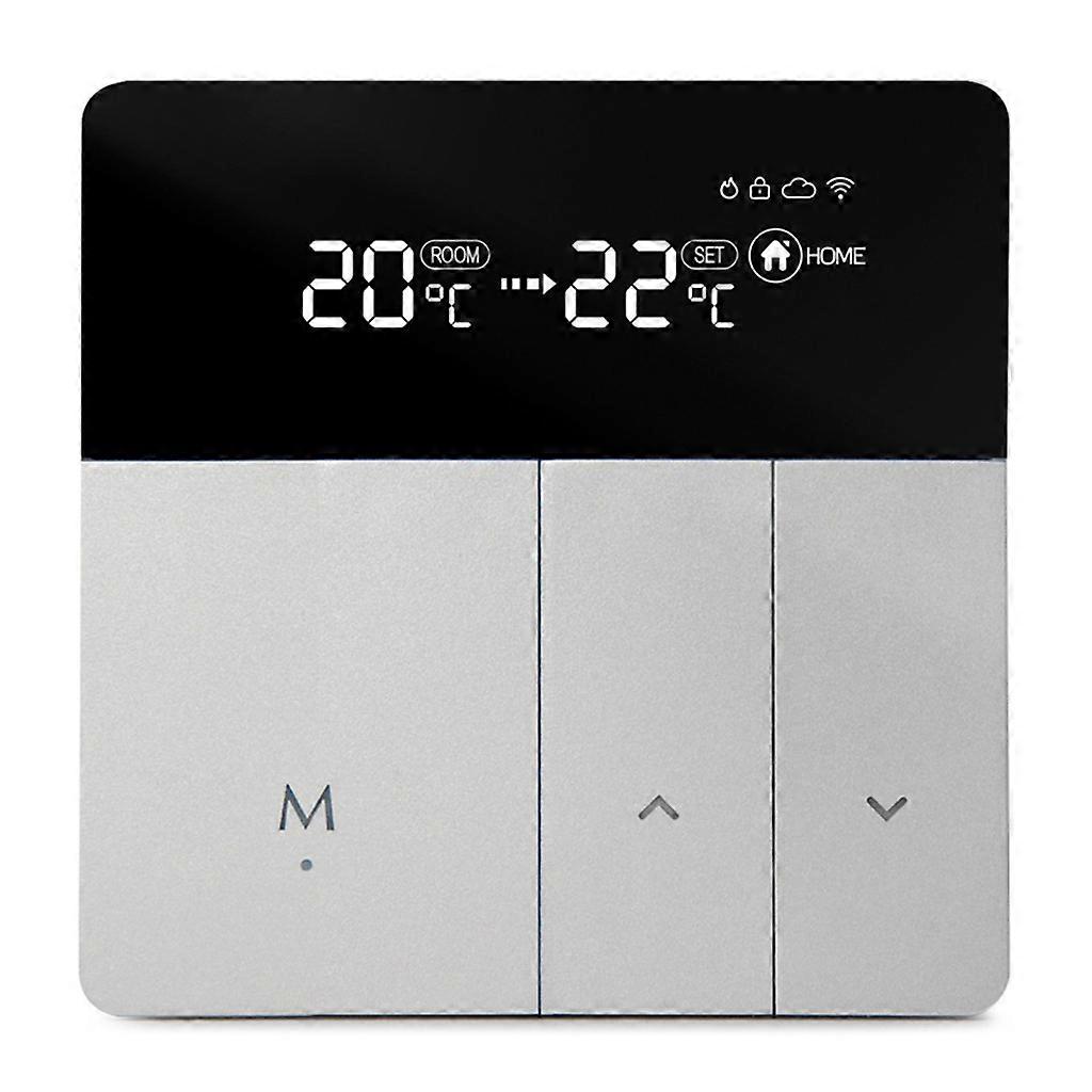 Programmable Temperature Controller Tuya Wireless for Smart Thermostat for w/ LCD Display APP Support Voice Control AC 1 Multicolor