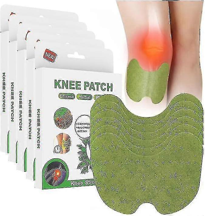 60pcs Knee Pain Relief Patch, Heating Patch, Self-heating Moxibustion Patch, Wormwood Pain Relief Patch For Shoulder Nec