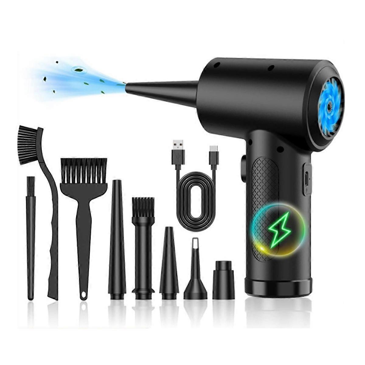 Portable Handheld Electric Air Duster Blower Compressed Air Wireless Dust Blower Air Duster Cordles