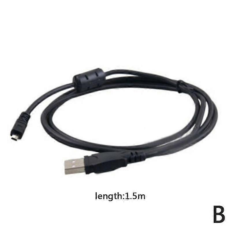 1.5m with real magnetic ring (B)$ Suitable for Nikon UC-E6 USB data cable Nikon SLR camera 8P small port data connection cable charging cable