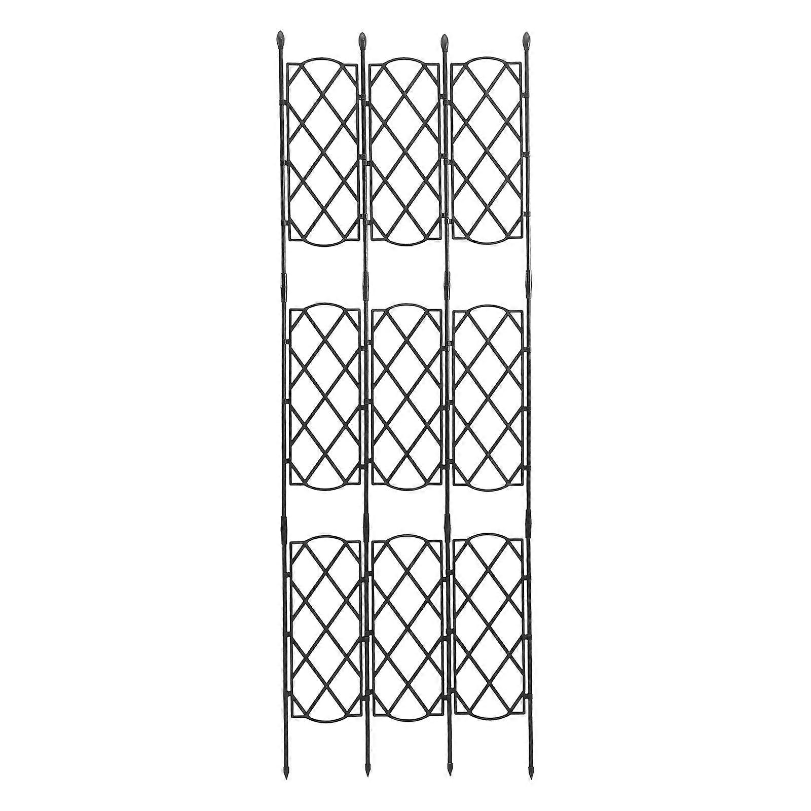 Garden Trellis Set for Climbing Plants – Decorative Metal Plant Support Rack for Potted Vines, Durable Structure