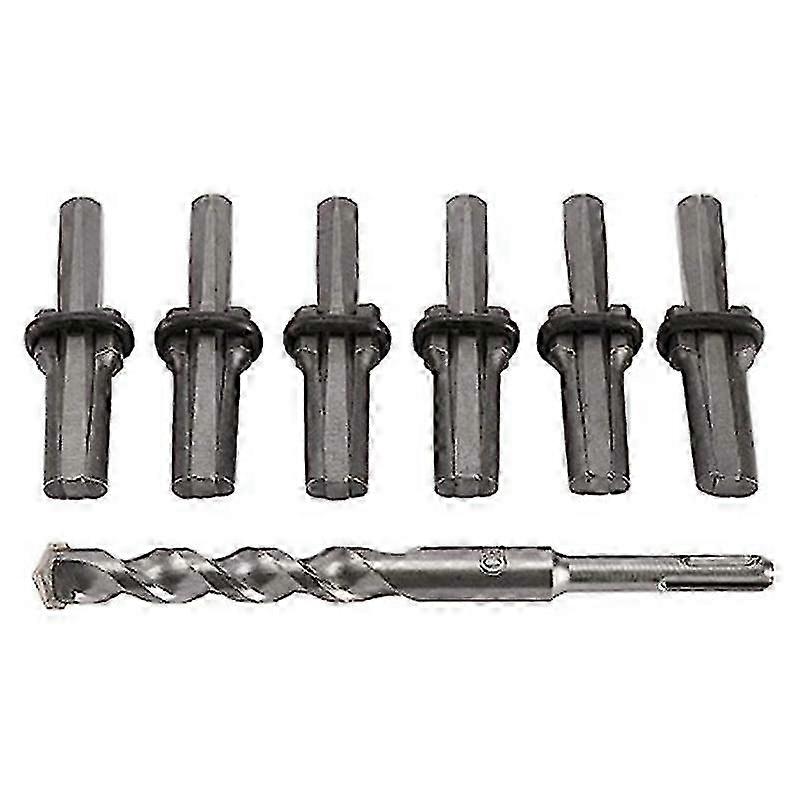 Stone Splitting Hand Tool Set for Breaking Granite and Concrete, Includes Drill Bit Tools for Effective Rock Splitting