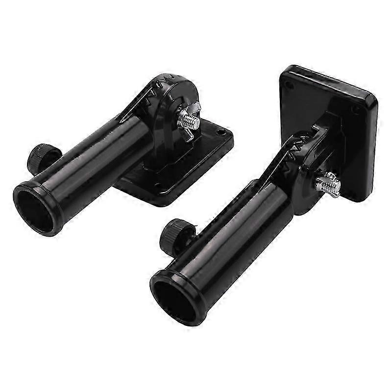 2 in 1 Multifunctional Adjustable Flagpole Bracket Heavy Duty Aluminum All Weather Wind (Black) Edition 0708