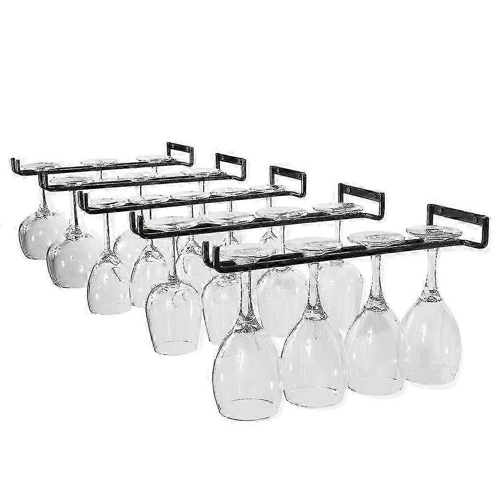Hanging Glass Rack - Wine Glass Rack With 5 Rails For 13-18 Glasses, 30cm*5cm*2cm