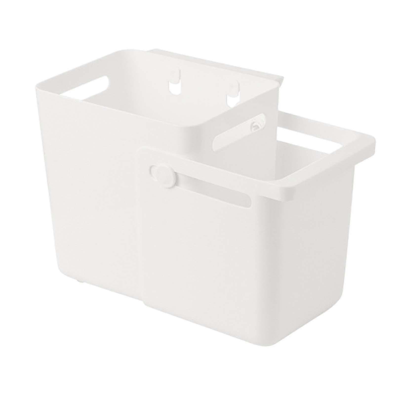 Space-Saving Hanging Small Trash Can for Kitchen, Extendable Food Waste Bin Ideal for Cabinet Door and RV Use, Wastepaper Basket Design