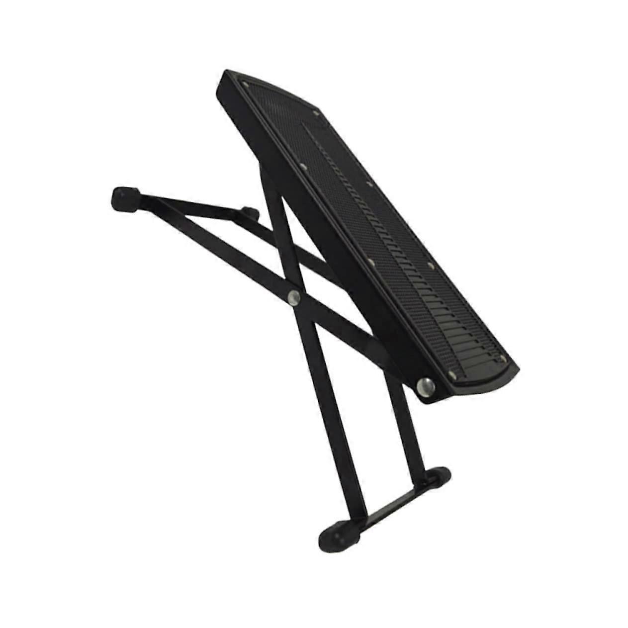 Guitar Pedal Stool Thickened Non-Slip Pad Sturdy Metal Construction Easy Setup