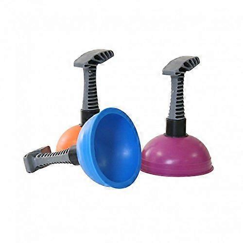 Drain Plunger - Heavy-Duty Rubber Suction Plunger for Kitchen and Bathroom Drains, 24-Inch Long Handle, Easy Grip