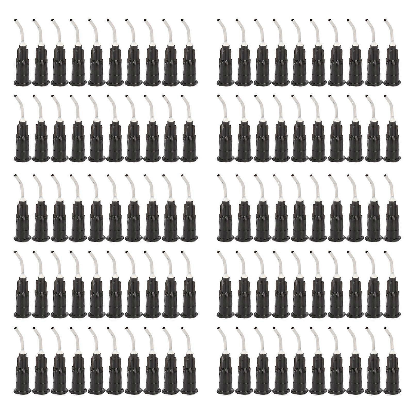 2025 Latest Model 100pcs Disposable Dental Pre Bent Irrigation Needle Tips Den...