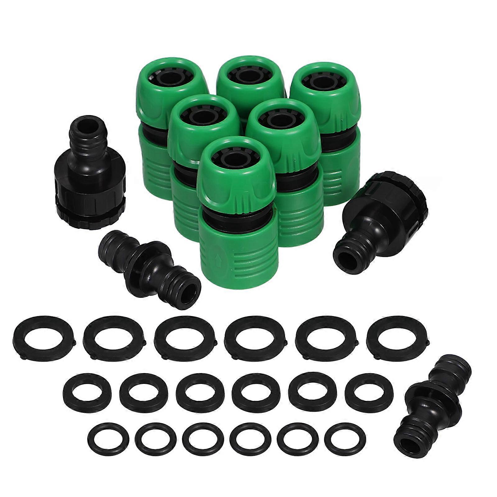 Garden Hose Connection Drip Irrigation Supplies Outdoor Watering User-Friendly Design Green 6.00X3.20X3.20CM 1Set