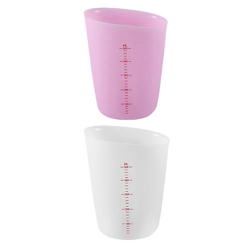 Kitchen Baking Tools Pink Food Grade Silicone 2Pcs 5.7x4.3in
