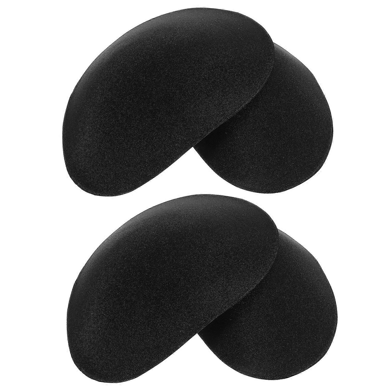 Adhesive Shoulder Pads Anti-Slip Shoulder Enhancer Black Dancing Social Outgoing 2 Pair