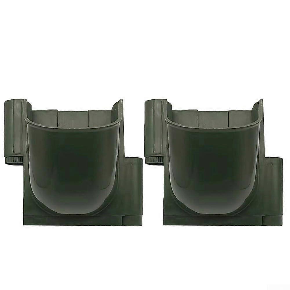 Efficient vertical box set, 2piece, for beautifying small garden spaces with soilless options (green) Ref: 8586