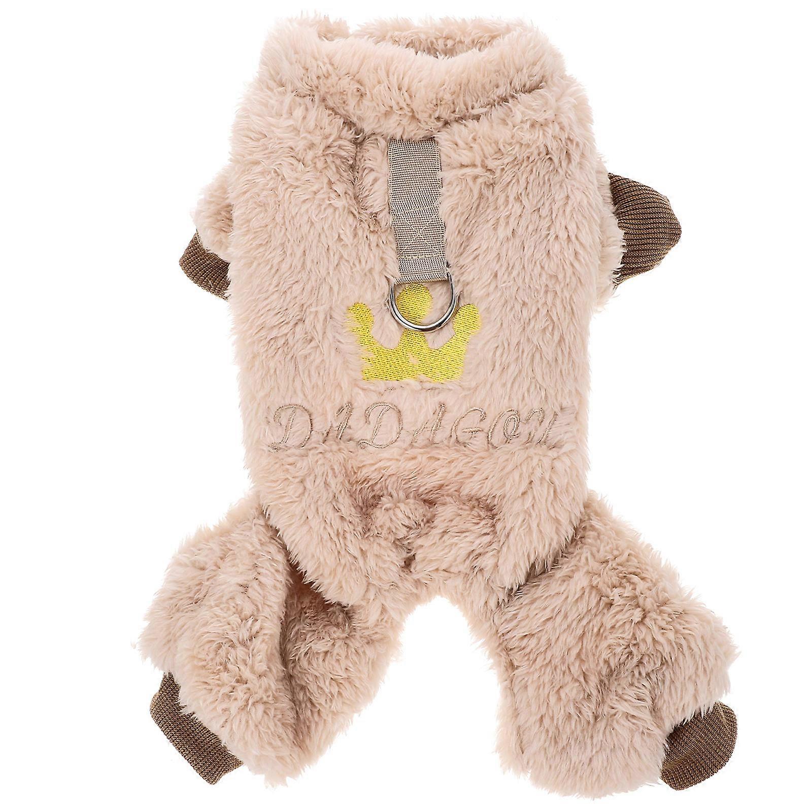 Comfortable Dog Clothes Traction-Compatible Simple Shape Winter Activities 47x35x32cm 1Set