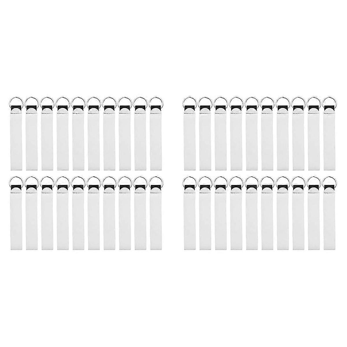 20PCS Empty Key Fob Blanks Neoprene Key Ring Blanks with Key Ring