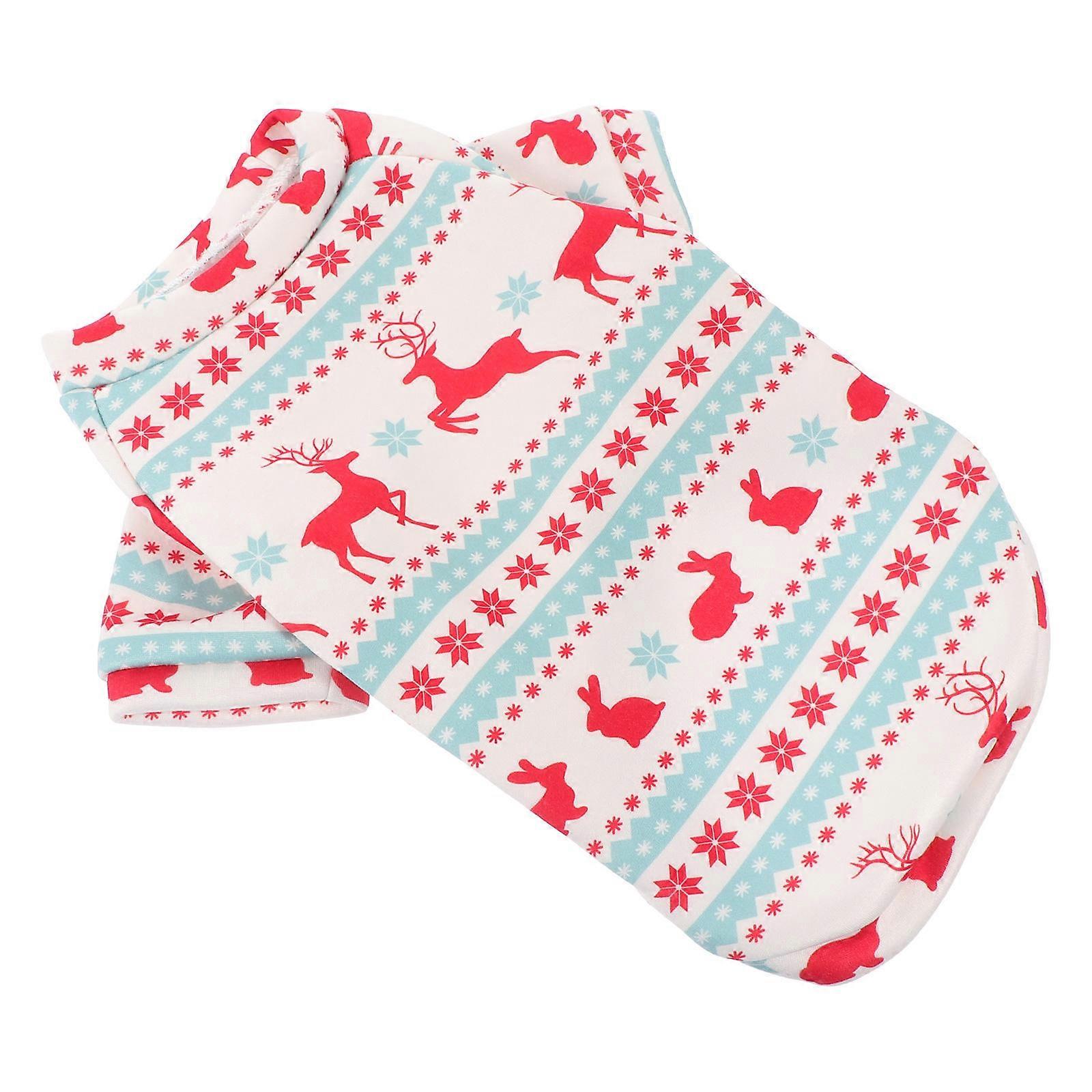 Cute Dog Dresses Puppy Dog Outfits Christmas Design Durable Pugs 1pc