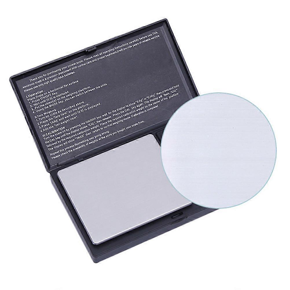 Miniature Balance Scale High Precision Jewelry Scale Compact Design For Mailing Black 13x7.5x2cm Weighing Tare Weight 1Pcs