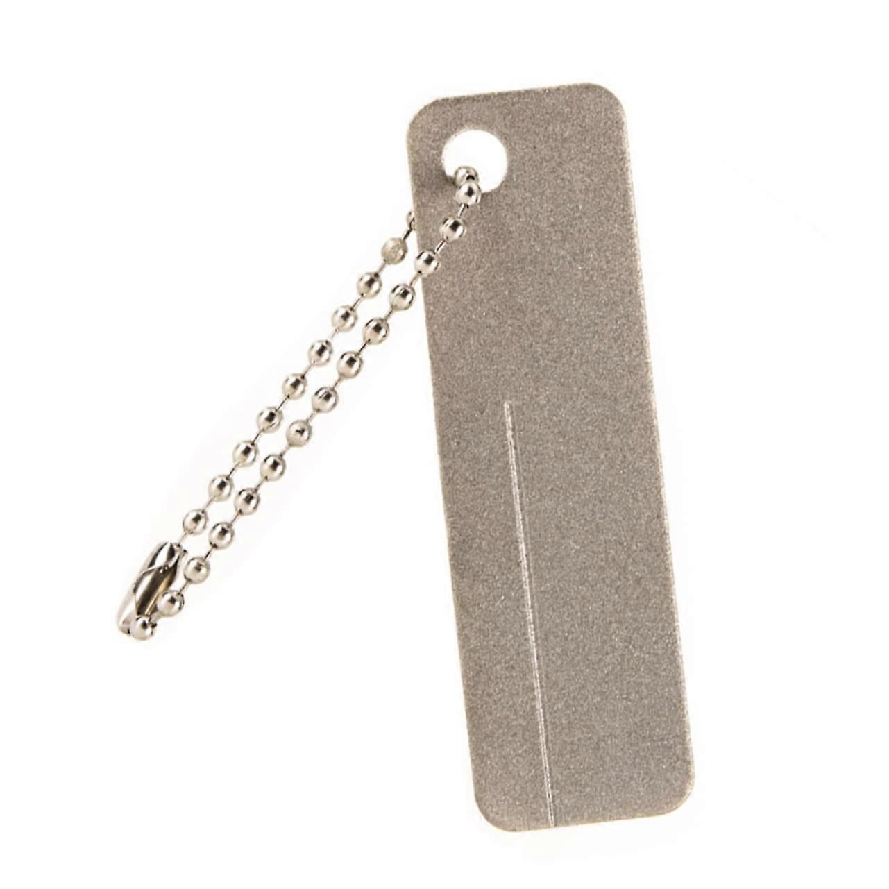 Small Sharpening Stone Sharpener for Fishing Hooks, Diamond Knife Sharpener, 1-Inch Silver Glitter Stones