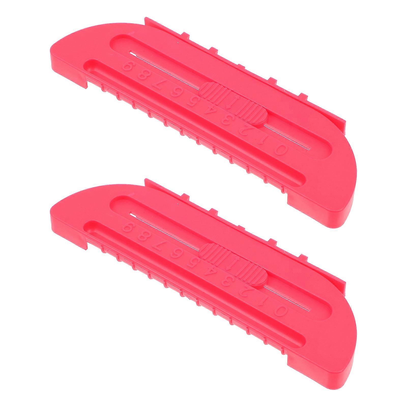 Plastic Scoring Counters for Replacement in Red Color Easy to Install and Disassemble 2Pcs