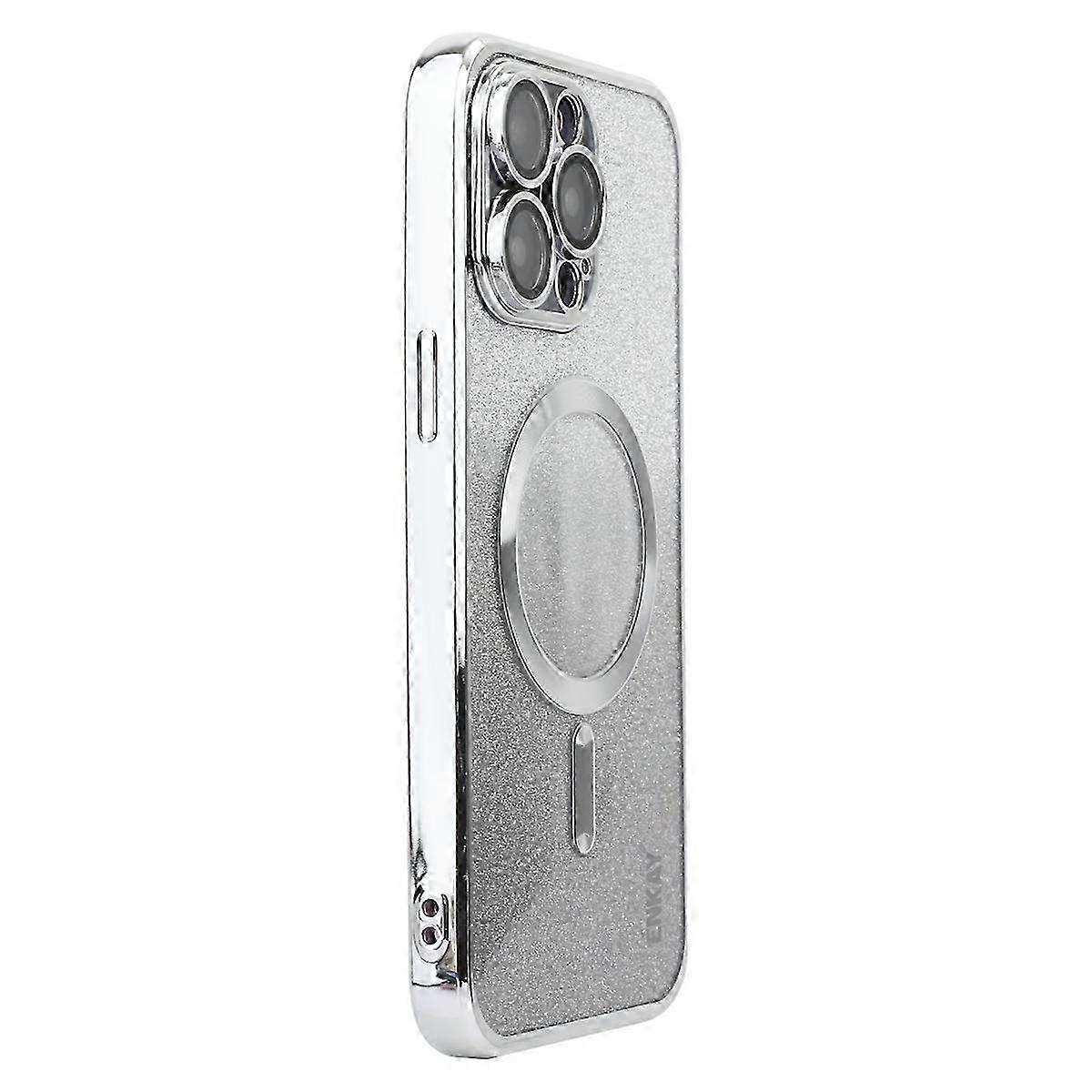 Glitter Paper Magnetic Case Suitable for iPhone 15 Pro Compatible with MagSafe