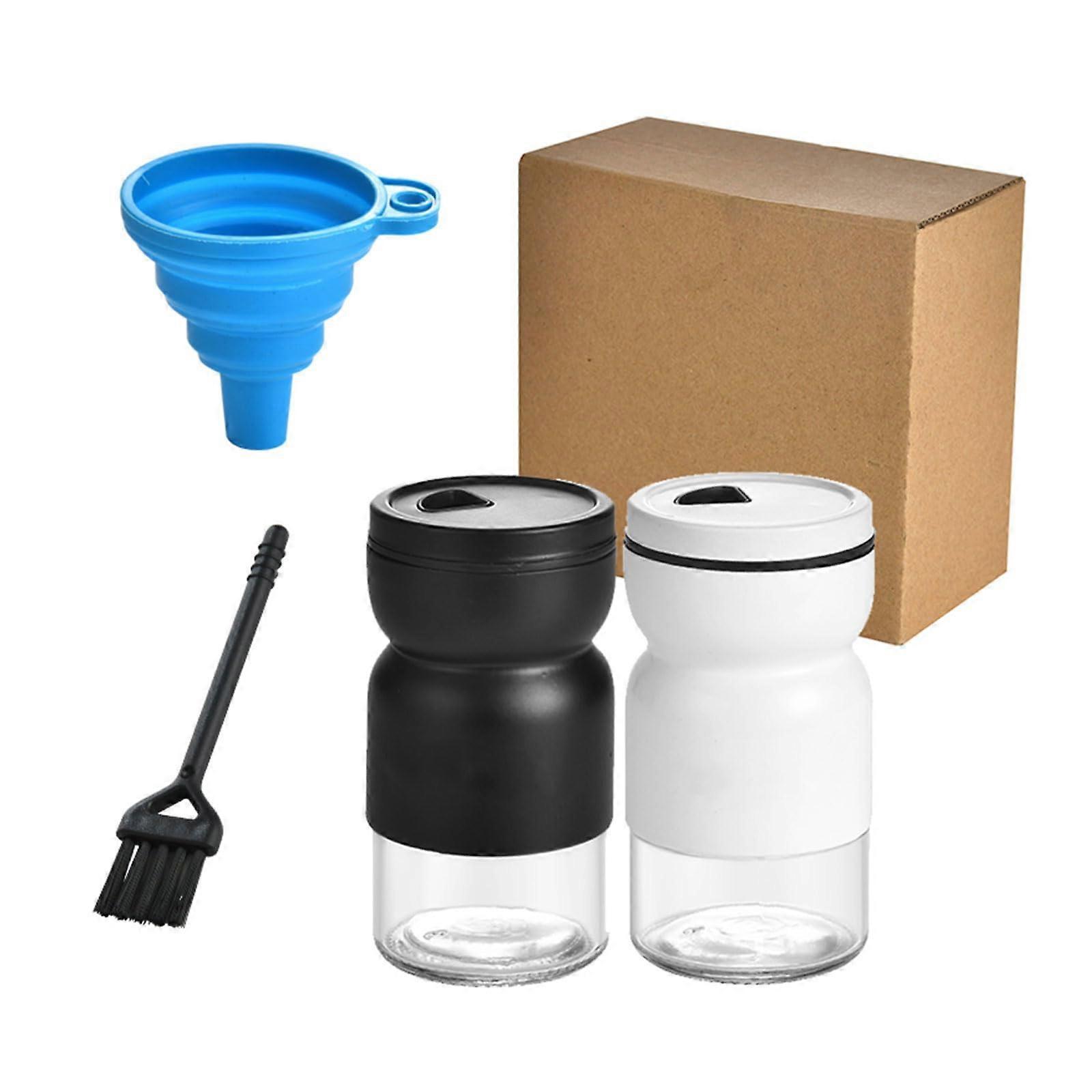 Seasonings Jar Condiment Bottle And Container With Lid Stickers For Kitchen Organization And Parties Spice Jars Storage