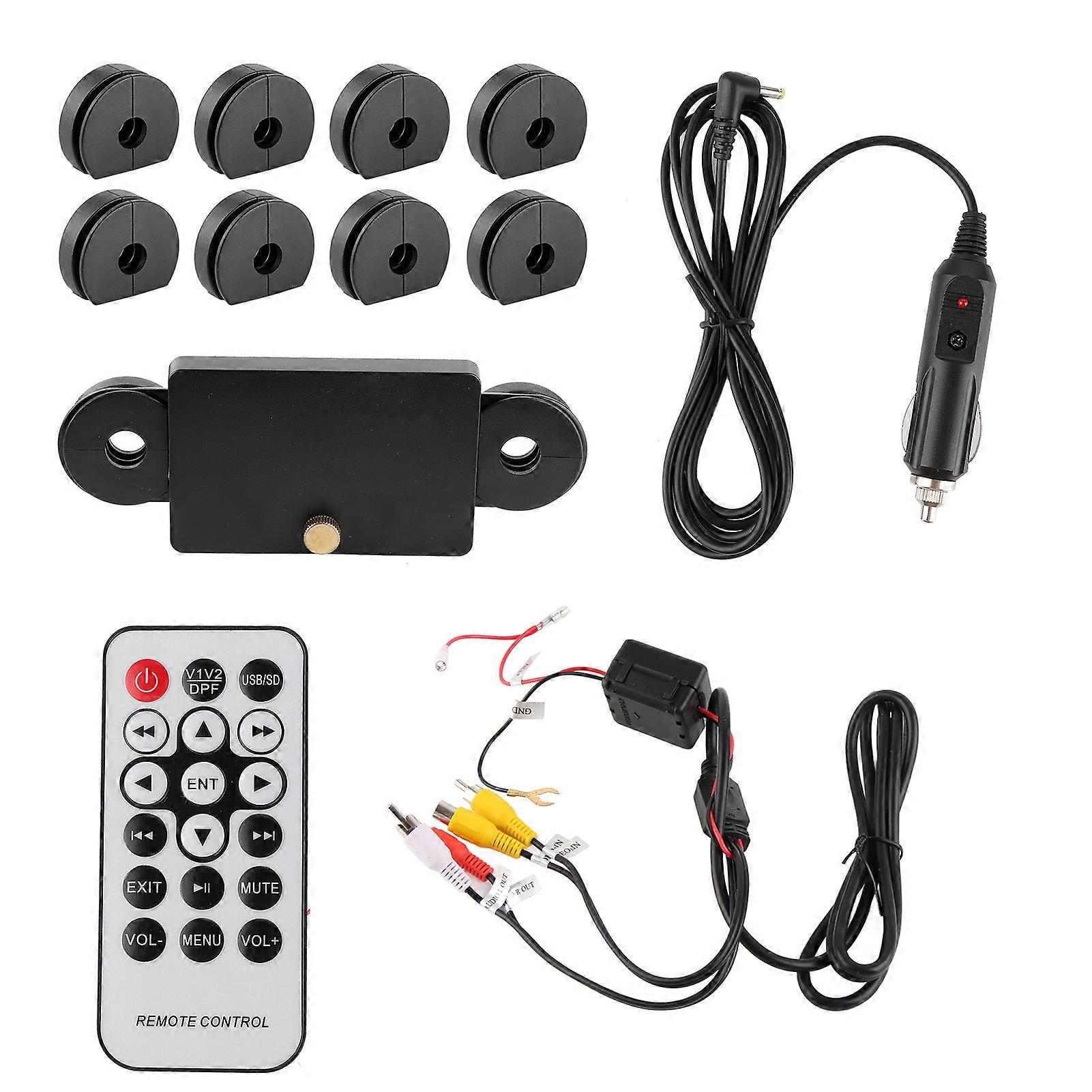 10.1in Car Headrest Monitor Untra Thin TV Pillow Display Back Row MP5 Mount Screen