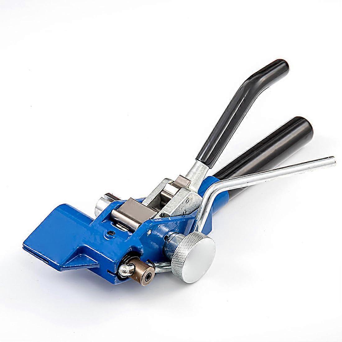 Steel Strapping Kit  Packing Tool with ShutOff Function, Cable Tie Tension Tool for 25mm Width, 0.9mm Thickness, Ideal for Secure Bundling