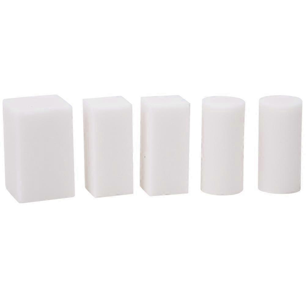 5pcs White Jelly Rubber Stamp Carving Blocks for DIY Stamp Creation
