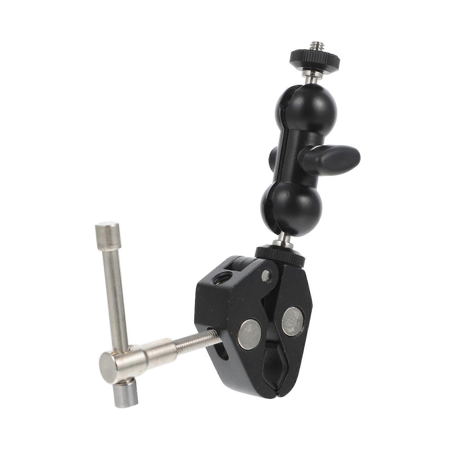 Adjustable Joint Arm Camera Mount with Thread for Flexible Video Recording, Universal Clamp for Tripods, Accessories for Photographers