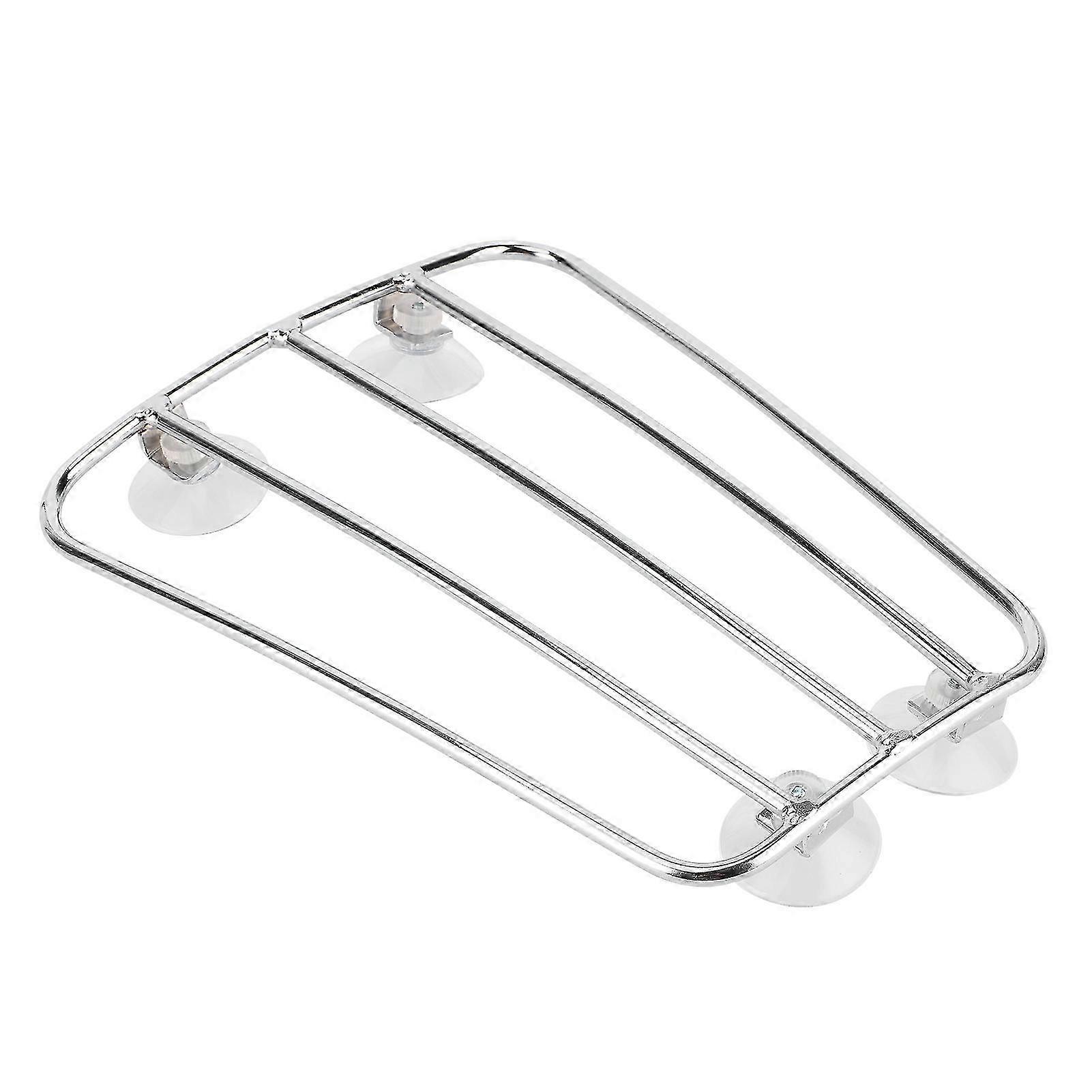 Universal Retro Style Μοτοσικλέτα δεξαμενή καυσίμων Luggage Carrier Bracket Ασημί