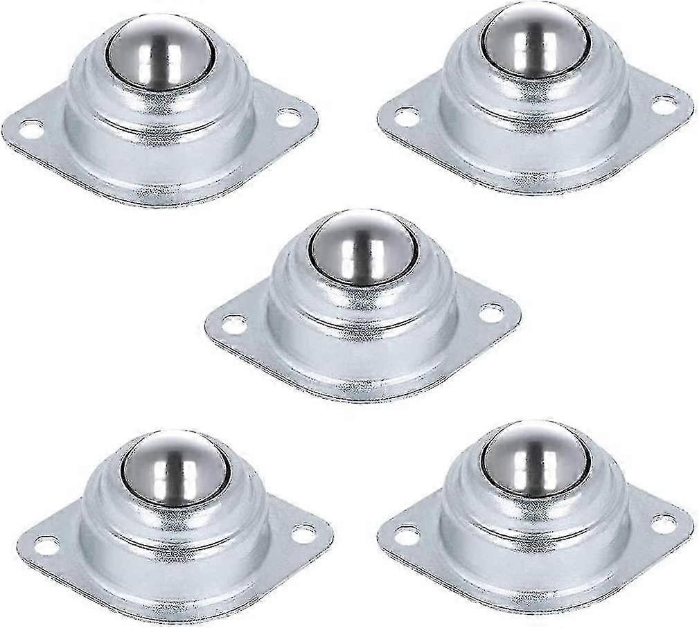 Set di cuscinetti montati sull'unità di trasferimento con flangia in metallo (5 pezzi, argento)