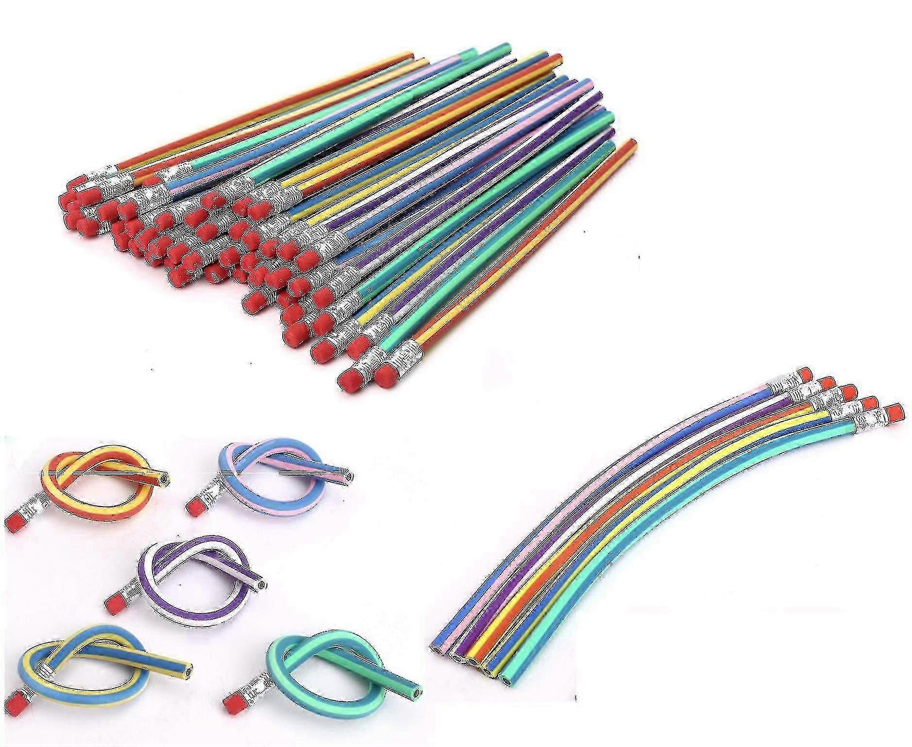 30 Pcs Soft Flexible Bendy Pencils for Kids