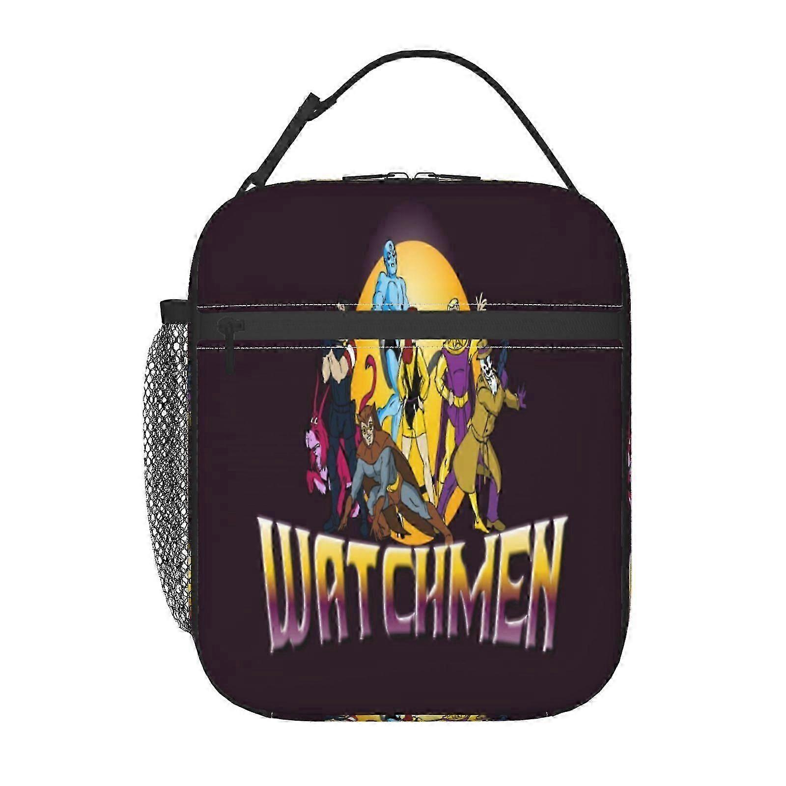 m20 Watchmen The Animated Series Lunch Bag Military Grade Durability, 600D Oxford Fabric with Reinforced Corners & Stress Points s20