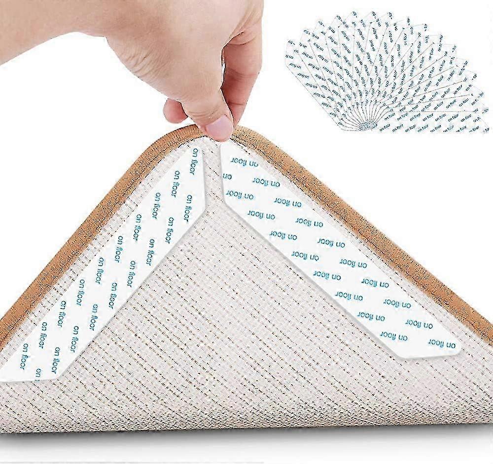 16-Pack Anti-Slip Carpet Clips - Thickened Self-Adhesive