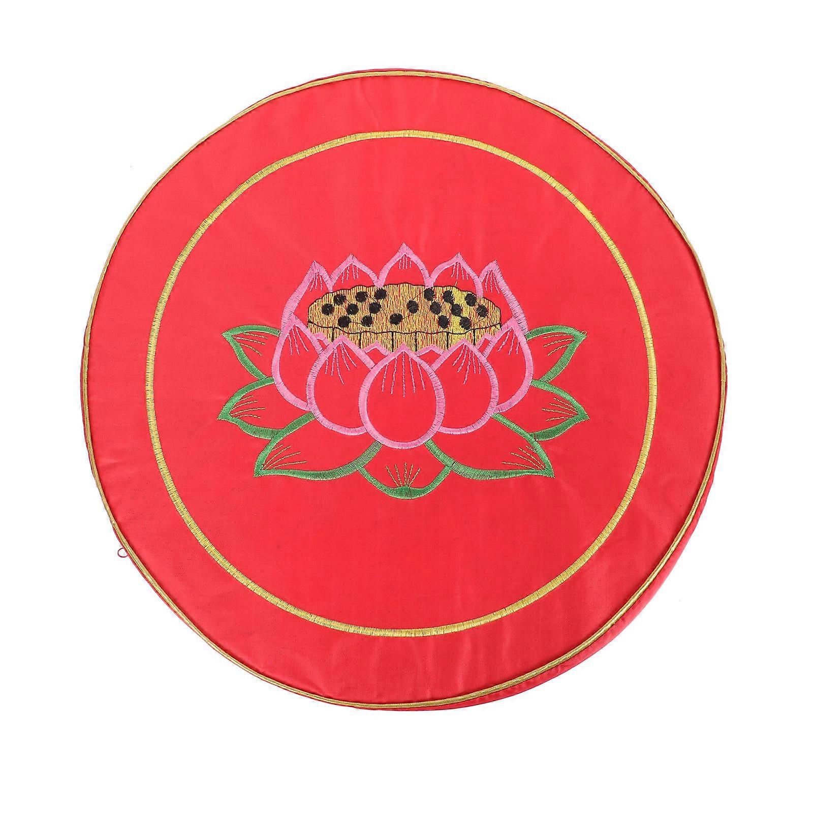 1Pc Round Meditation Cushion Portable Prayer Mat for Religious Chanting