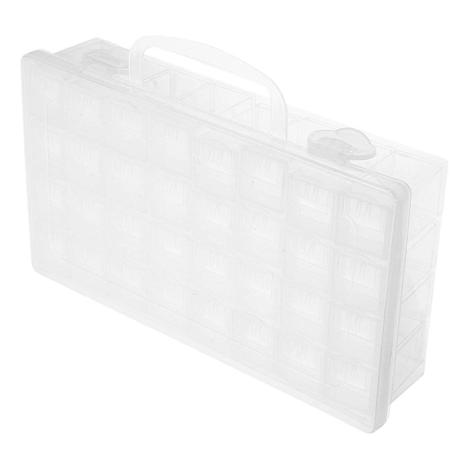 Bead Organizer Box with Lids – Multi Compartment Craft Storage Case for Jewelry Making, Rhinestones & Small Accessories – Portable & Easy to Organize