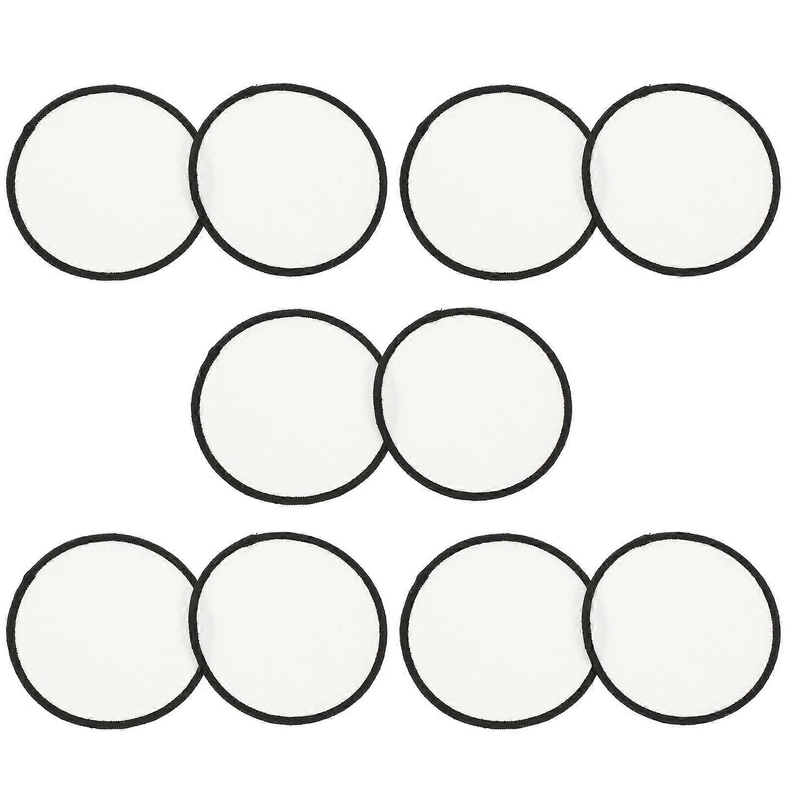 Multi Sublimation Blank Iron-on Patch for Clothes Repair 10Pcs Set