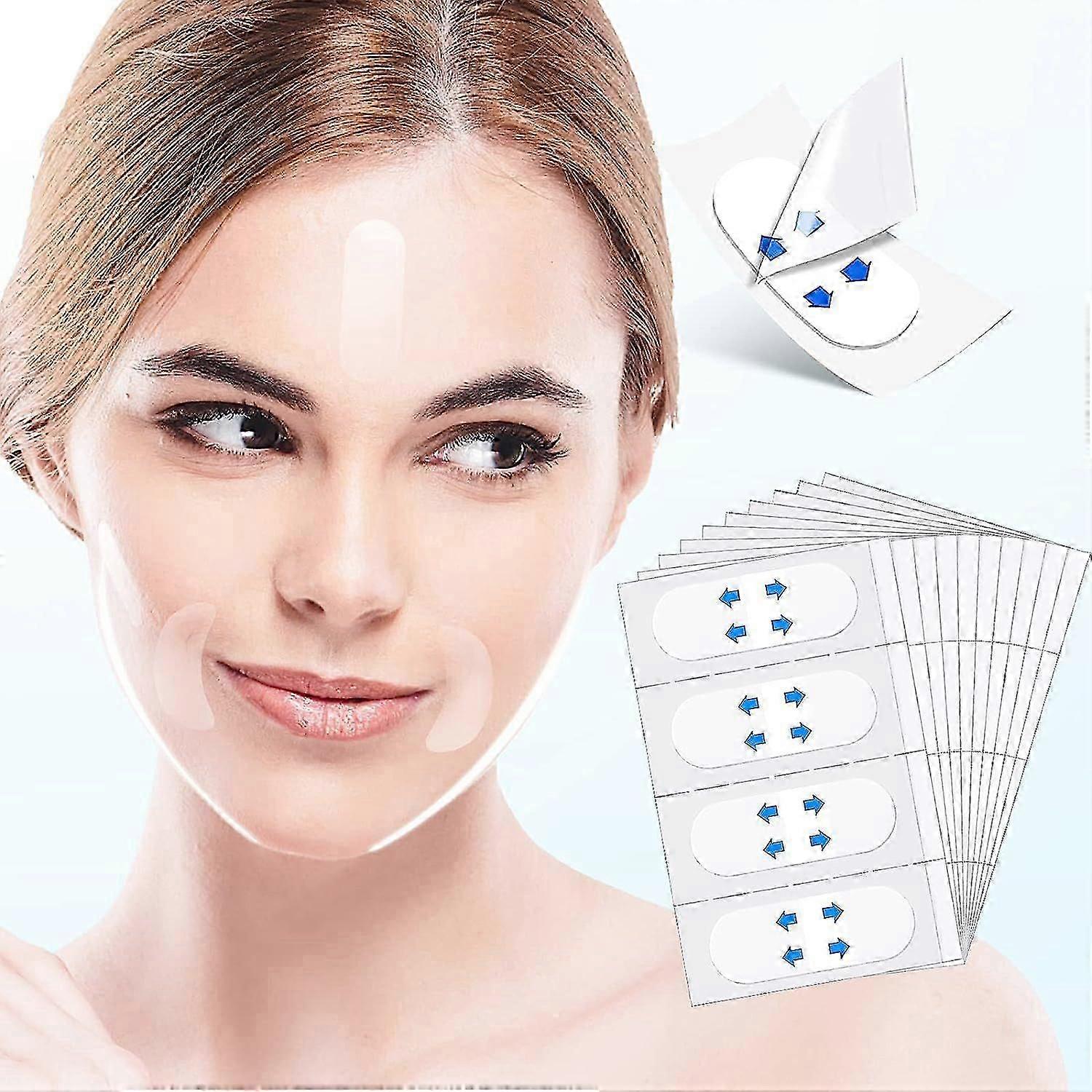 Niewidoczna taśma do liftingu twarzy, taśmy i opaski do liftingu twarzy, taśma do natychmiastowego liftingu twarzy do podwójnych zmarszczek podbródka podnoszących obwisłą skórę