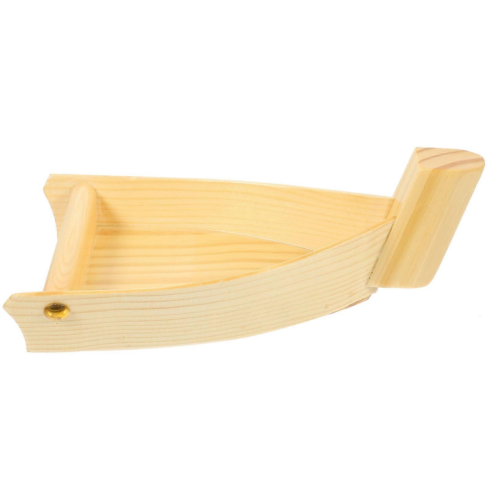 Sushi Serving Plate in Assorted Color Made of Synthetic Material for Kitchen Use 7.87x4.72x1.38 Inches