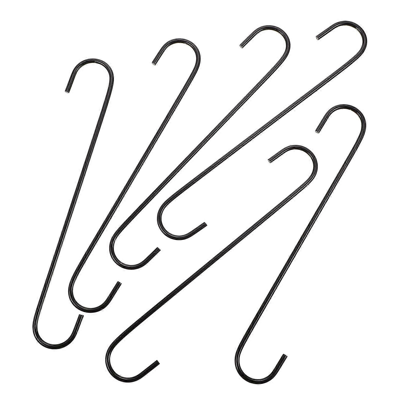 6pcs Hanging Hooks for Flower Pots, Lanterns & Bird Feeders – Durable Outdoor Brackets for Home and Garden Decoration