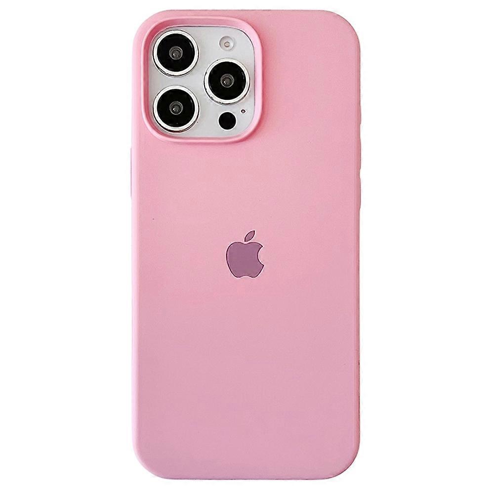 Coque P1y pour iPhone 16 Pro, coque arrière antichoc en silicone P4h – Rose