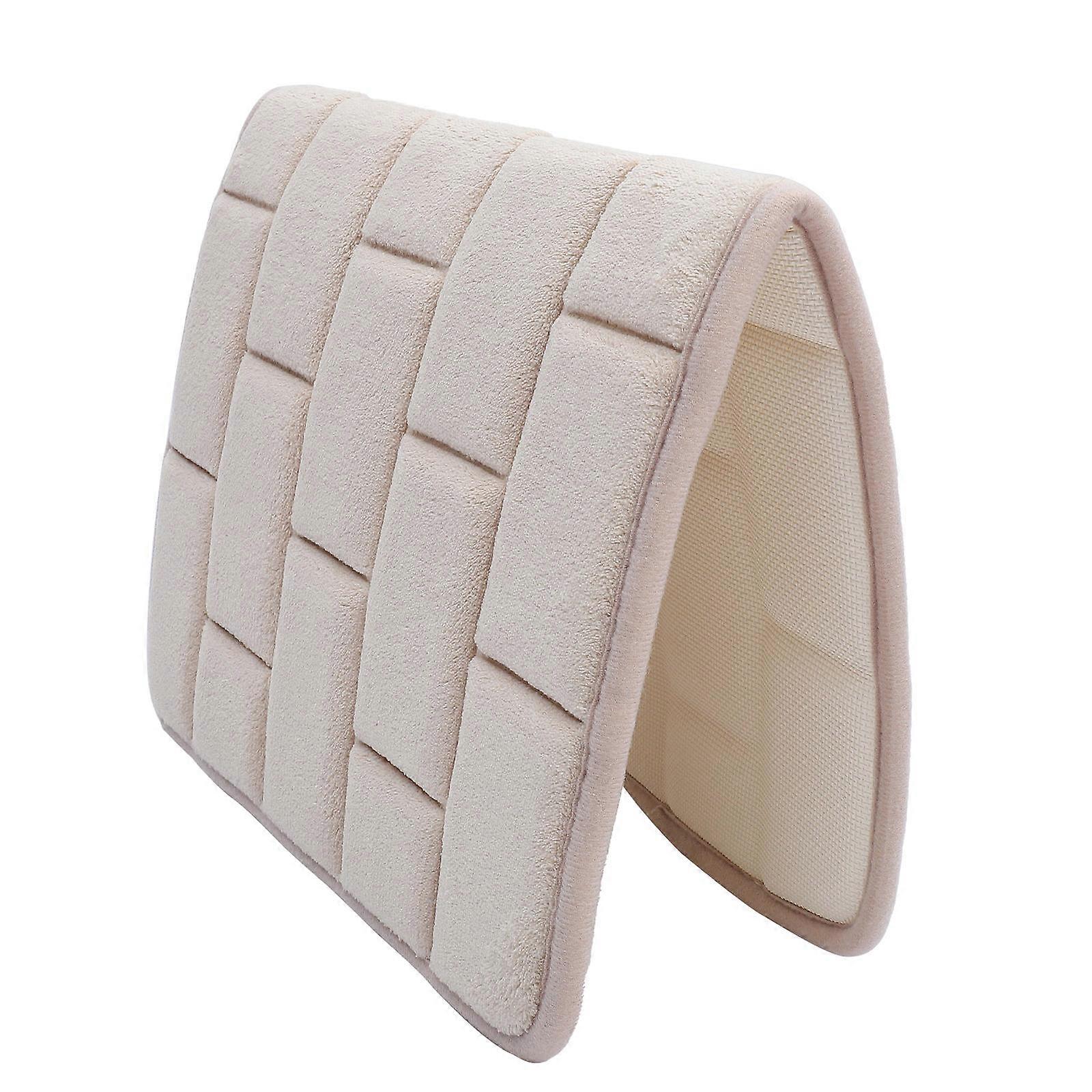 Bath Mats Rectangular Decorative Floor Mat Khaki 60x40cm Bathroom Kitchen Use 1Pcs