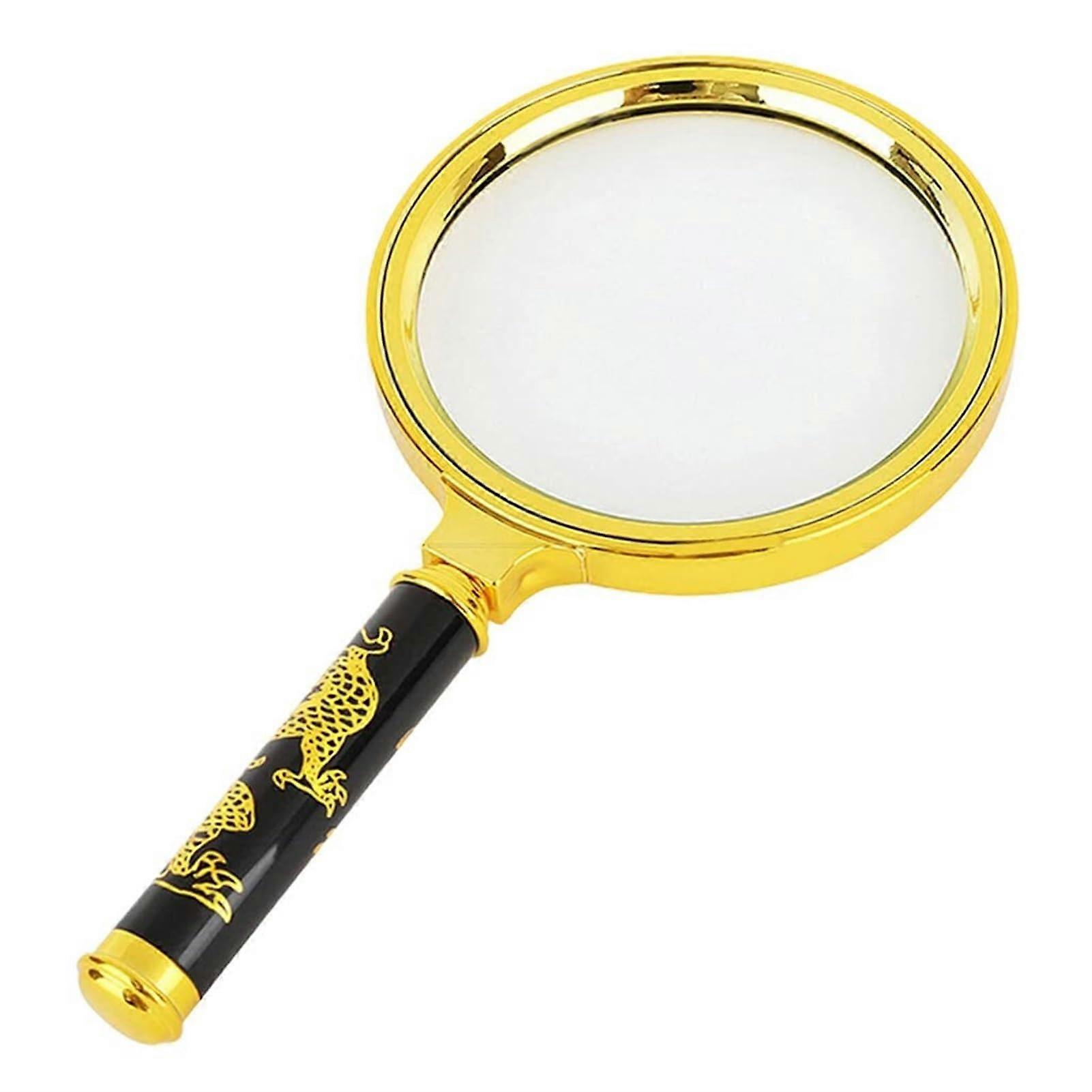 Magnifying Reading Glass Lens, Exquisite Workmanship, Inspection of Jewelry, Card Check, Gold Magnifying Glasses, Chaser of Light