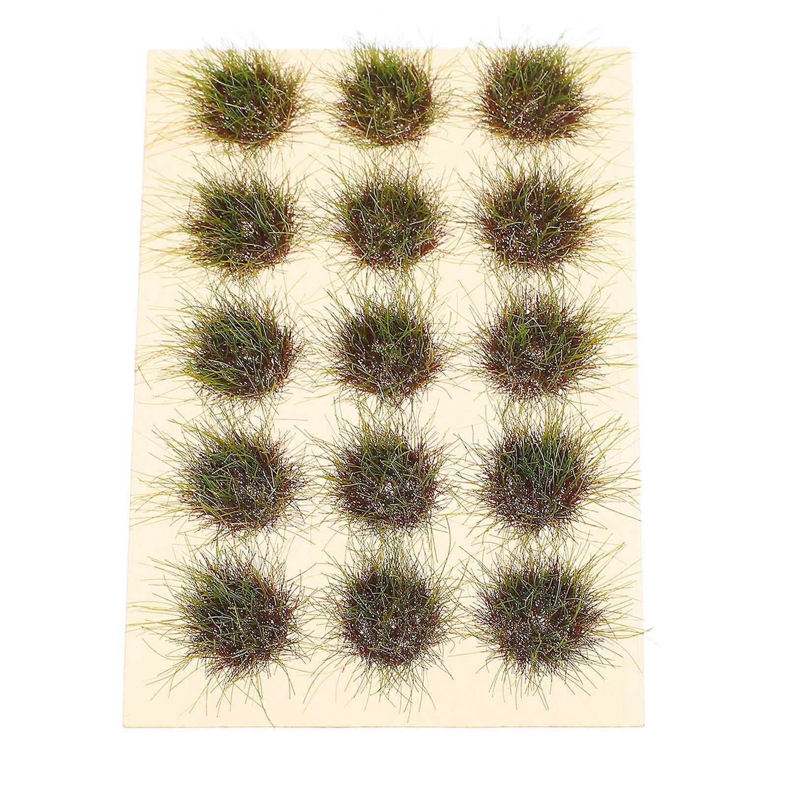 Simulated Grass Cluster Model Miniature Grass Cluster Miniature Realism For Scenic Design Nylon 1Pack
