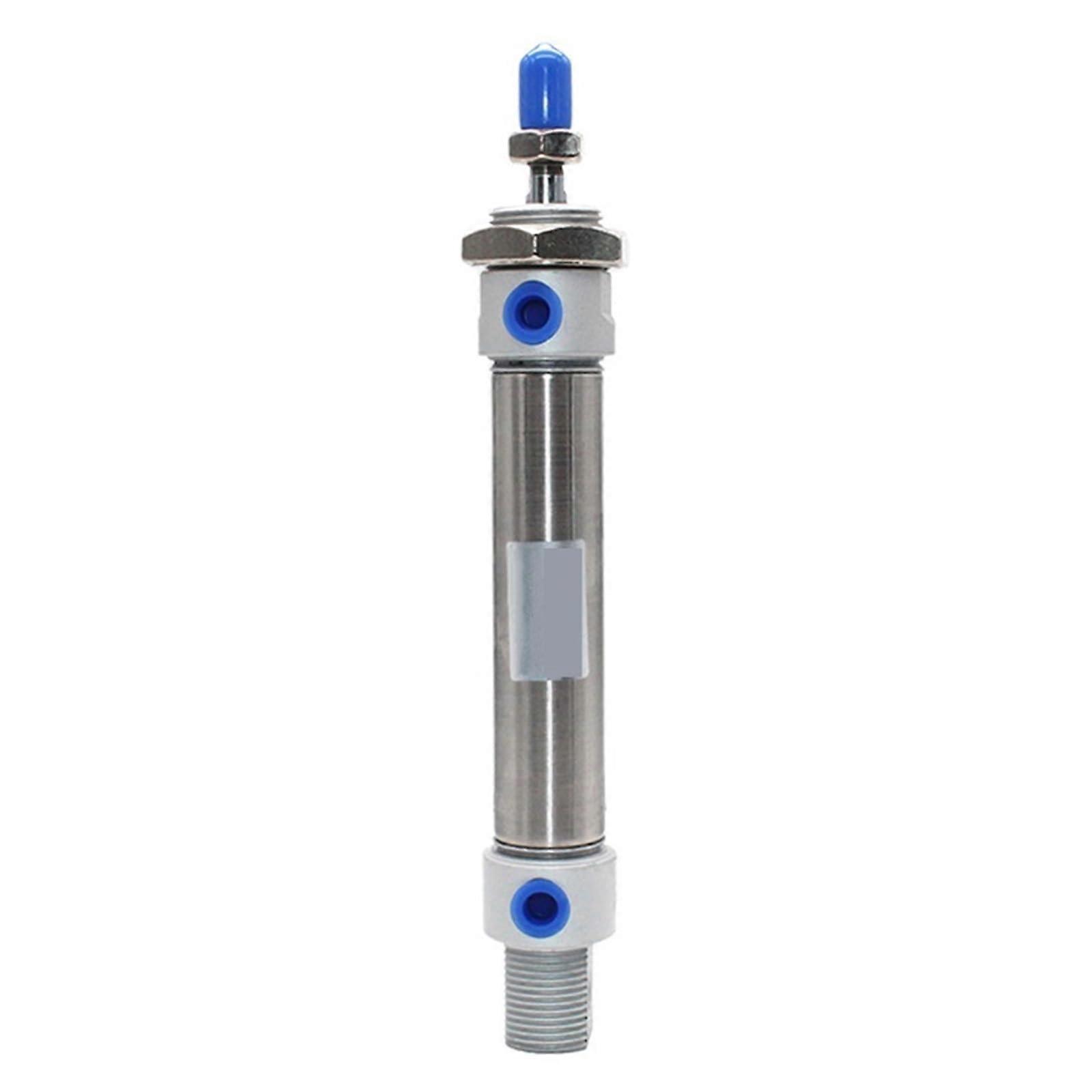 MA16/20/25/32/40 Stainless Steel Double Acting Mini Pneumatic Cylinder 25 to 500 mm Stroke Air Pressure Cylinder (Size: 25mm Stroke, Color: 40mm Bore)