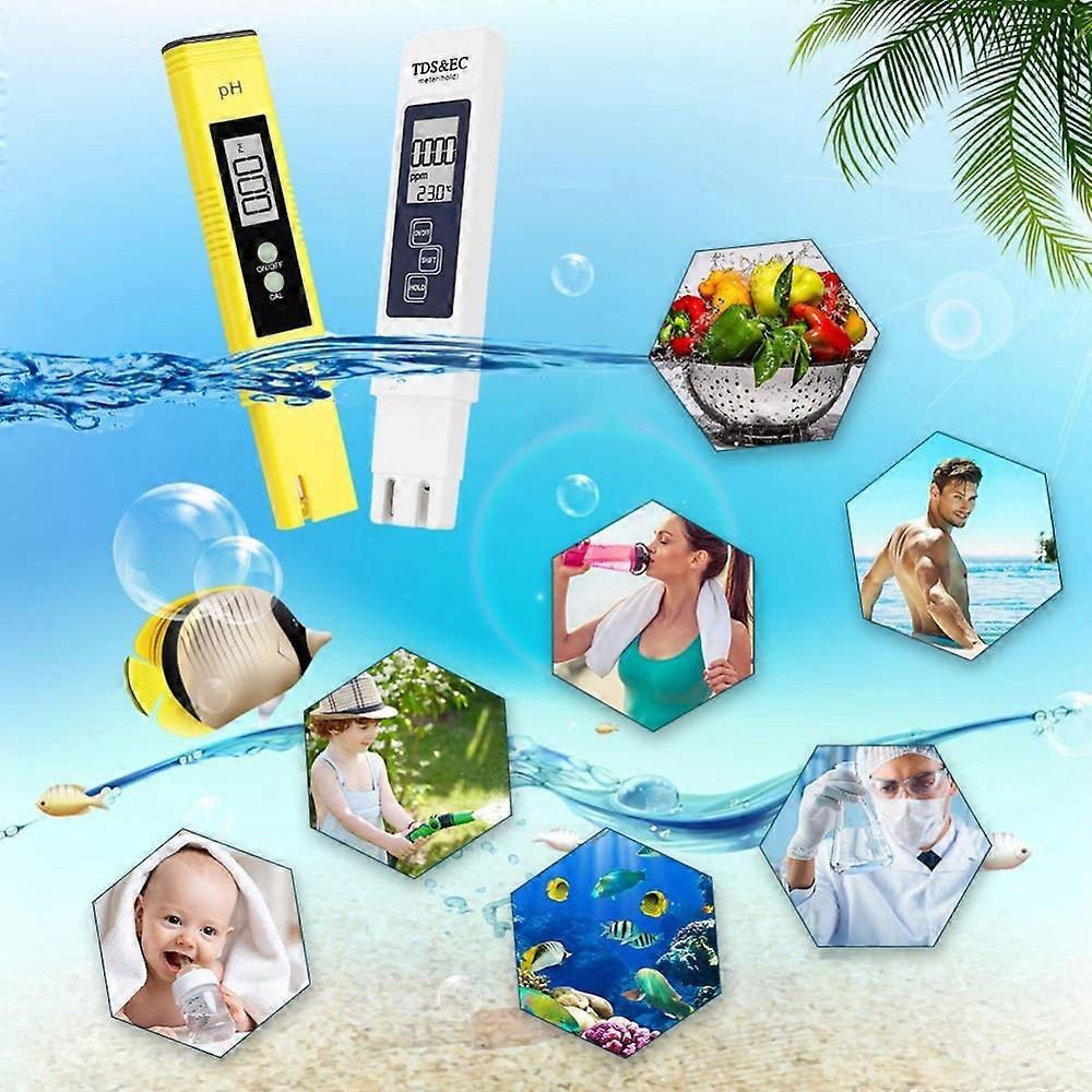 Water Quality Test Meter Professional TDS Meter Digital Water Test Meter PH Meter Kits