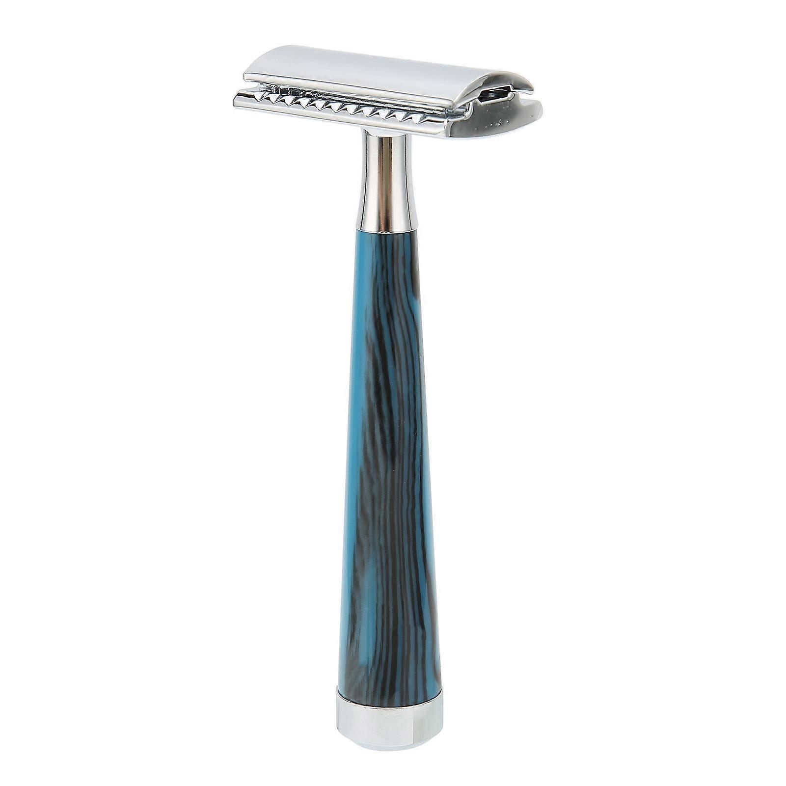 Manual Razors Fast Shave High Safety Double Edged Stable Sliding Easy to Use Long Handled Razors for Home Barber Salon