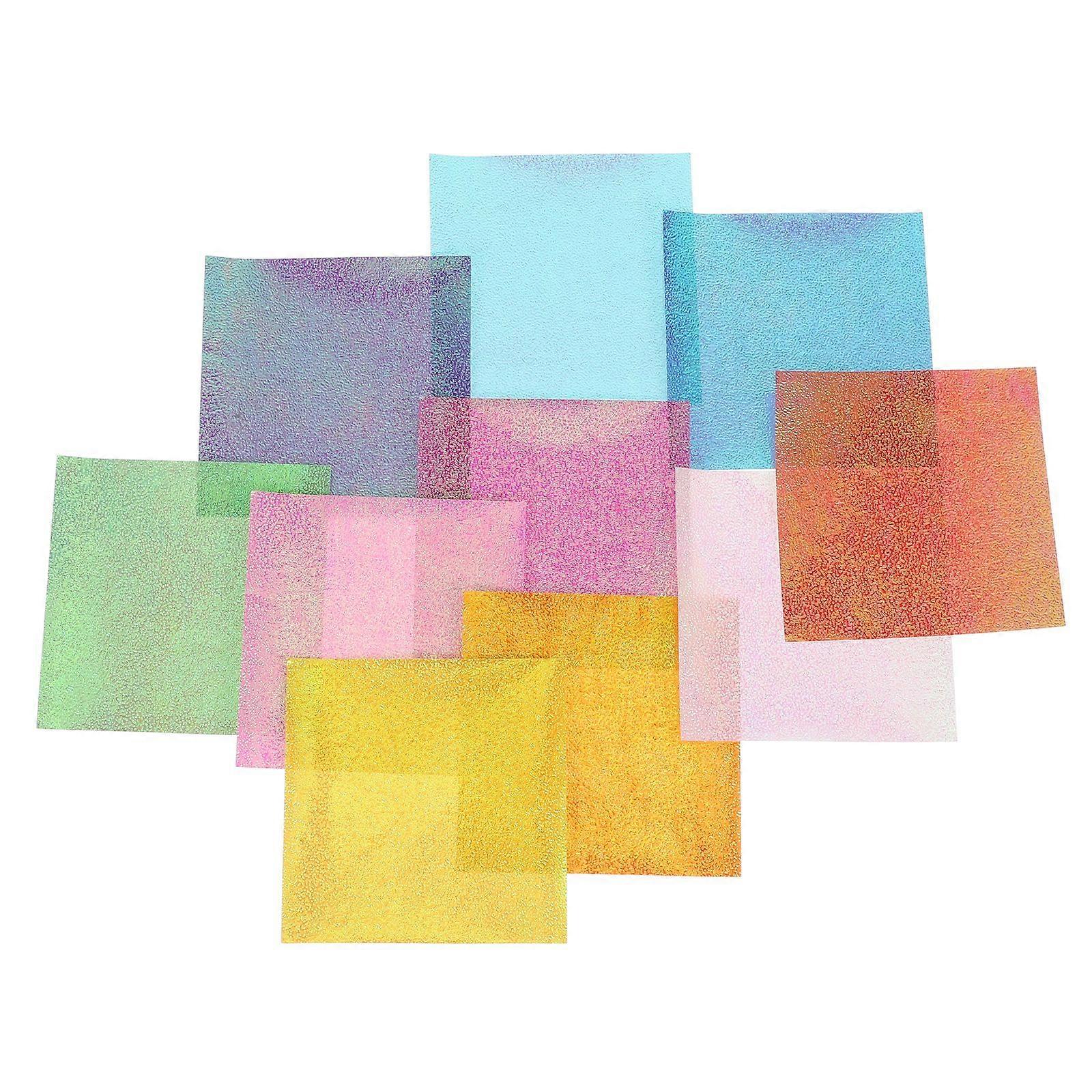 50Pcs Colorful Folding Papers Painting Papers Origami Craft Papers DIY Papers