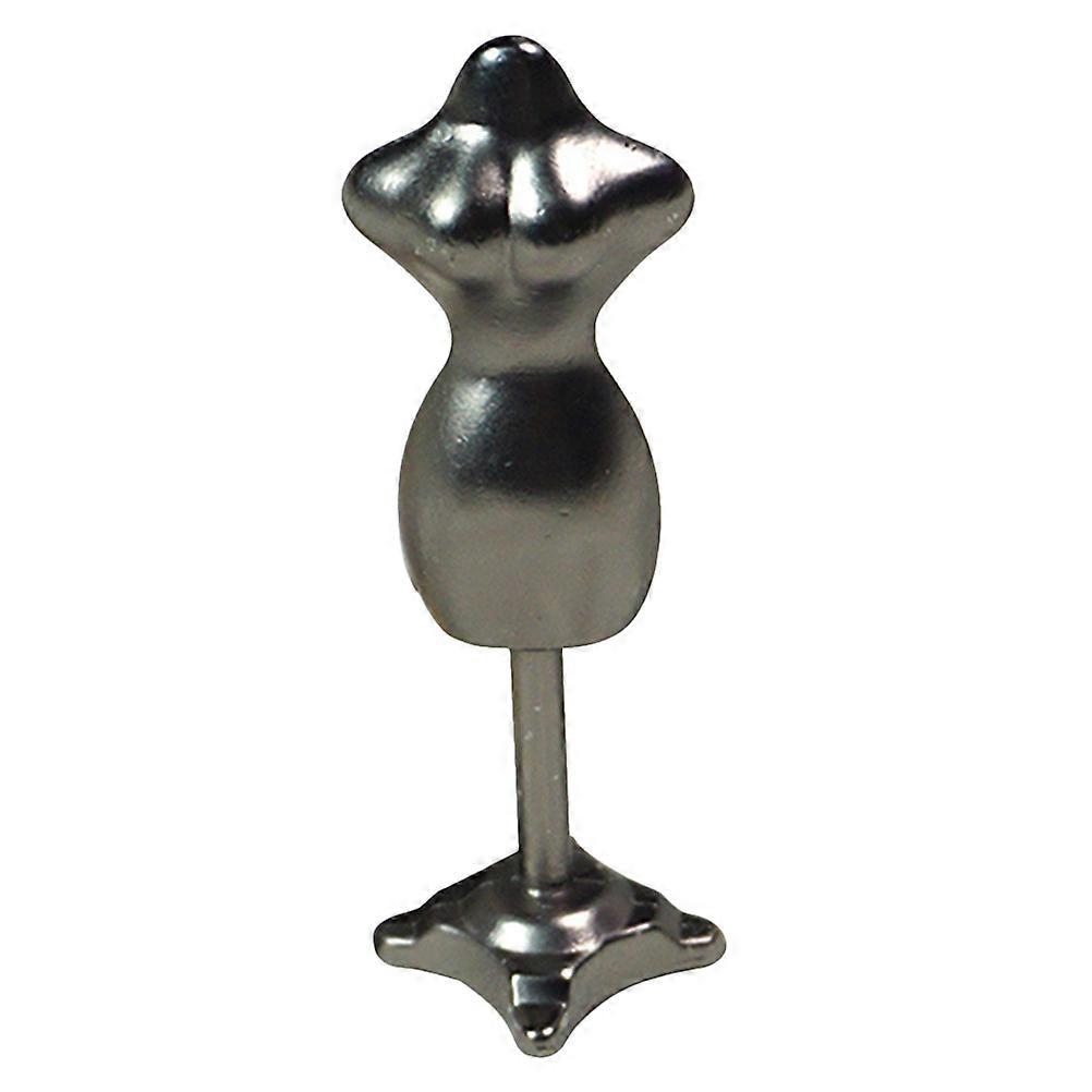 Mannequin Display Stand Mannequin Clothes Holder Simulated Mini Furniture Real-Like Design Alloy 1Pcs