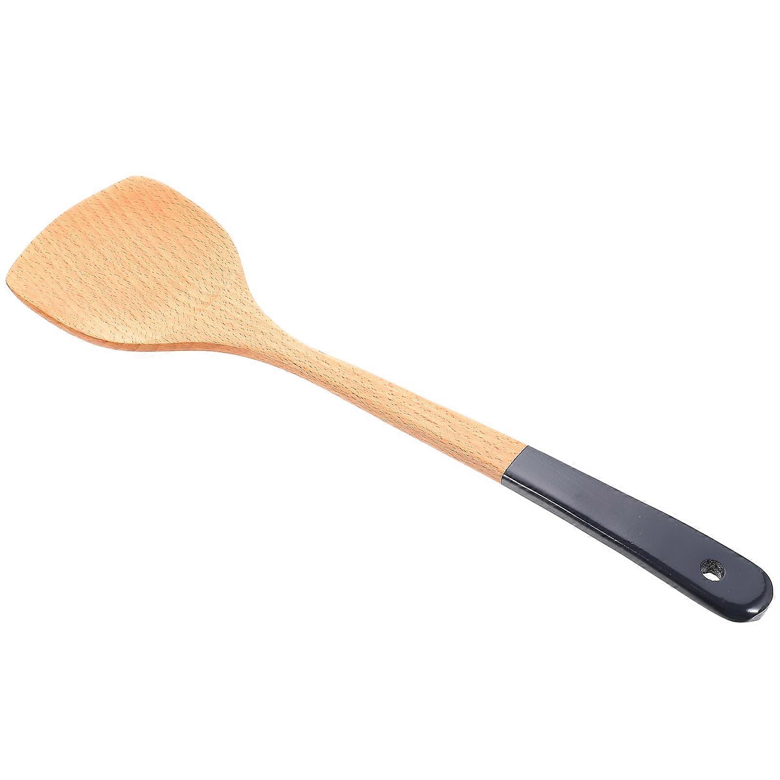Cooking Turner Spatula Non-stick Food-safe Wooden Home Cooking 1Pack