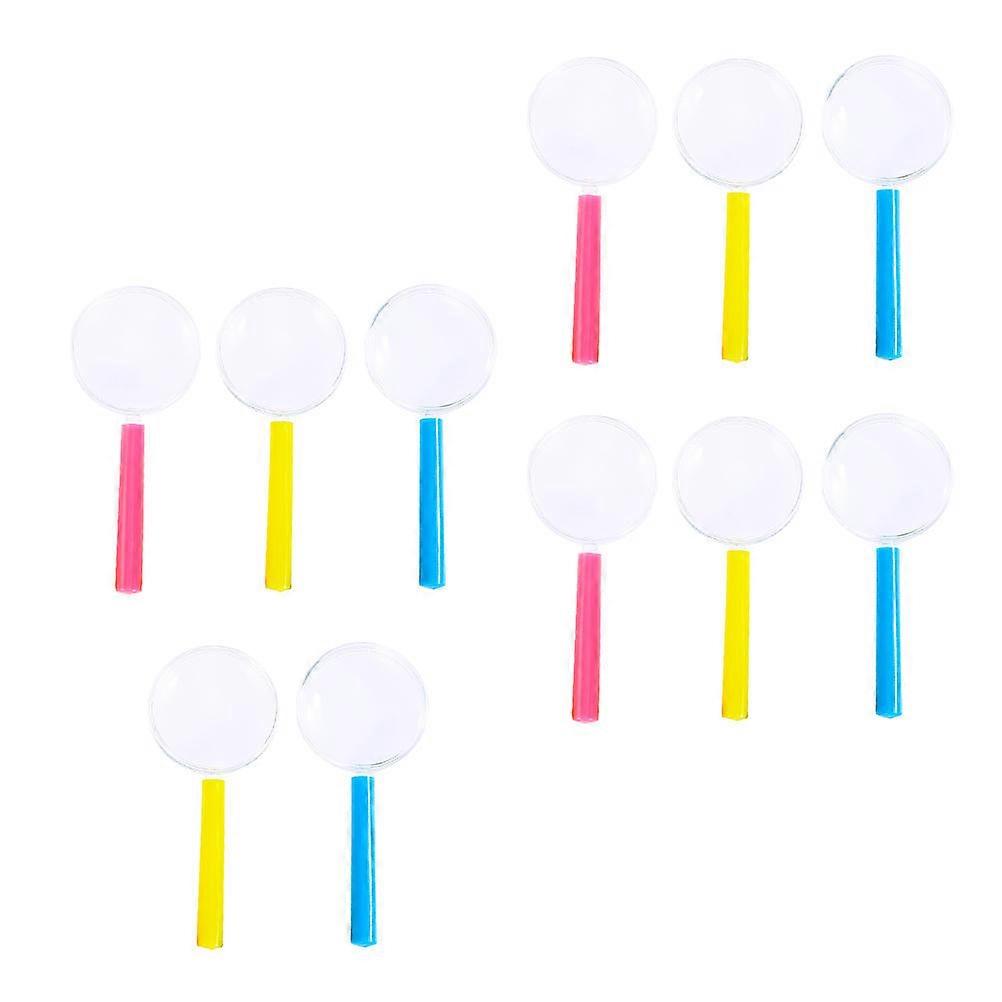 Scientific Magnifier Hobby Tool Magnifiers for Children Magnification Reading Easy to Grasp Durable Materials 11Pcs